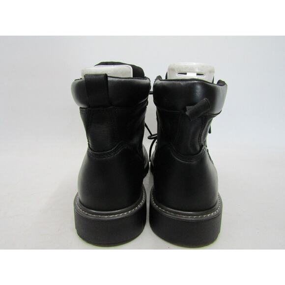 Wolverine Mens Size 14 M Black Leather Laces Waterproof Work Ankle Boots main image 5